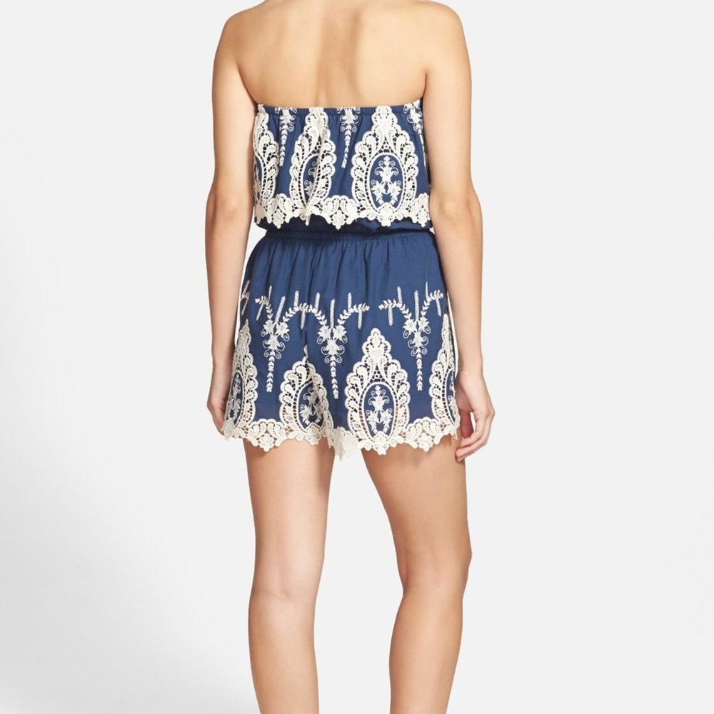 Painted Threads Embroidered Romper - image 2